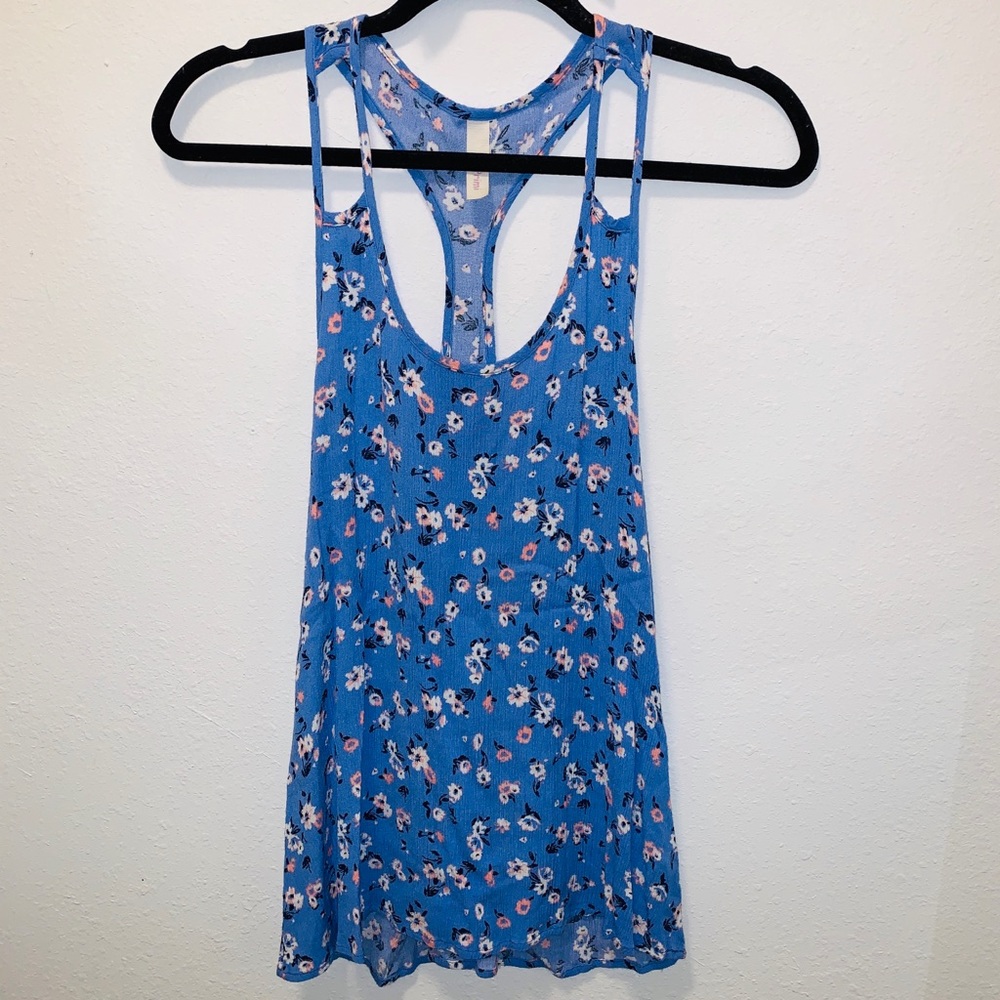 Floral Blouse Tank Top (3 for $10)